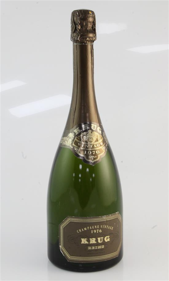 One bottle of Krug 1976,